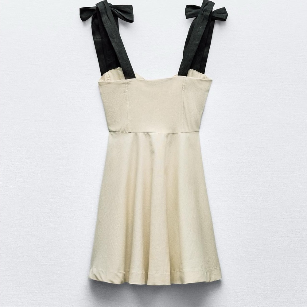 ZARA Ruffled Mini Dress - Picture 9 of 10